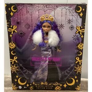 Mattel Monster High HOWLIDAY CLAWDEEN Winter Collector's Edition NISB 2023